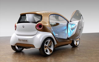 奔驰smart电动版,奔驰smart电车